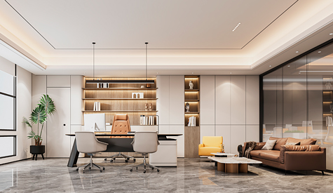 廣東景城戶外照明辦公室裝修設計